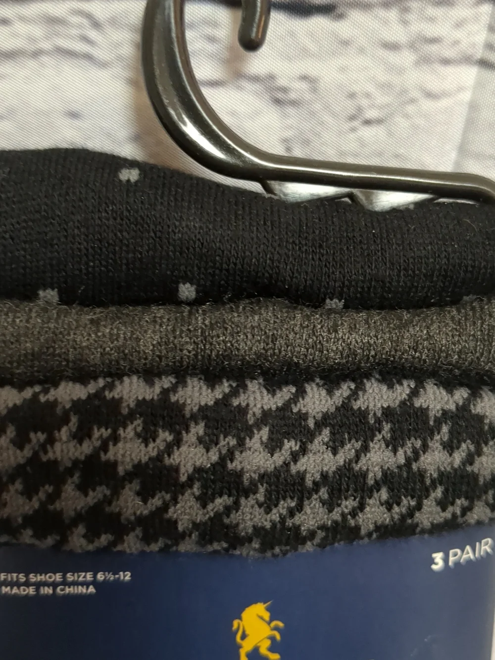 Stafford Men's 3-Pack Dress Socks - Black & Gray